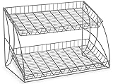 Countertop Steel Wire Rack With 2 Shelves, 25-3/4 x