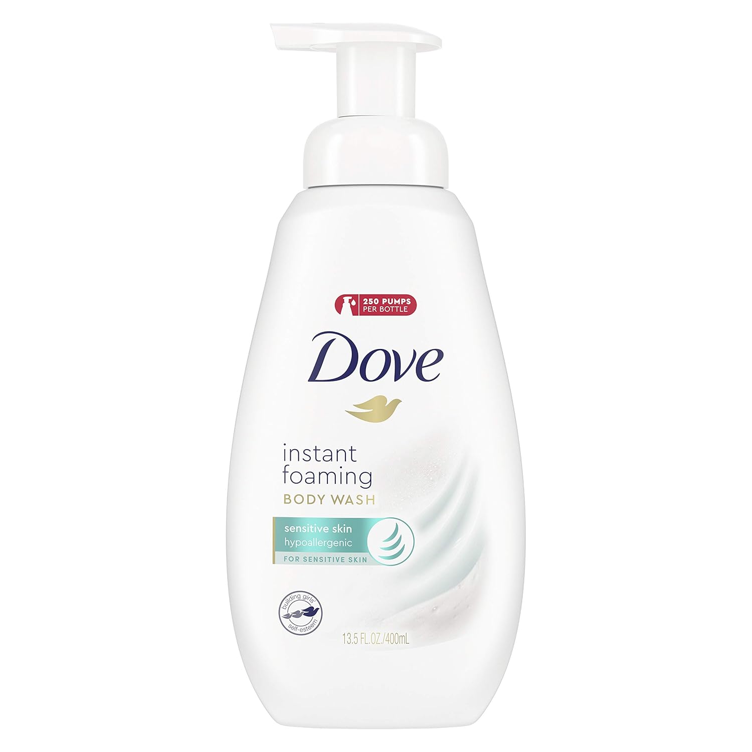 dove shower foam sensitive skin