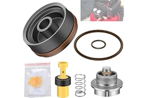 DECKMAN N008792 Air Compressor Regulator Repair kit, Compatible With Craftsman/Dewalt/Porter Cable Air Compressor Regulator for 1WC94 1WC95 D55155 D55168 Regulator Repair Kit - With The Lube