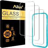Ailun 3 Pack Screen Protector for iPhone 18 Pro/iPhone 17 Pro | 6.3 inch, Tempered Glass, Installation Frame, Sensor Protection, Dynamic Island Compatible, Case Friendly