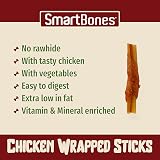 SmartBones 5 Chicken Wrapped Sticks Rawhide Free Dog Chew view 3
