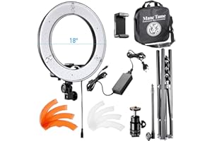 MANE TAME PROFESSIONAL MEN'S GROOMING Mane TAME 18" Ring Light 2 Color