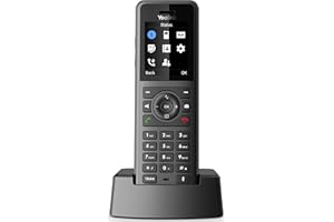 YEALINK W57R Ruggedised SIP DECT IPPhone Handset, 1.8' color screen, HD Voice, up to 40 hrs talk time, 575 hrs standby, Vibra