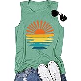 Sunrise Sunset Sunshine T Shirt for Women Outdoor Workout Hawaii Beach Sea Nature Adventure Tee Top