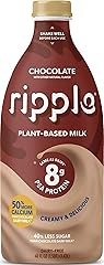 Ripple Pea Milk, Chocolate, 48 Oz