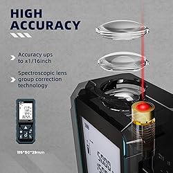 Laser Measure 165ft 330ft DT50 DT100 Gen-2 Laser