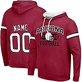 Tuwittut Hoodies Custom Football Sweatshirt Apparel Personalized Name and Number Gifts for Men Women Kids