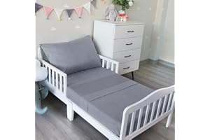 Biloban 3-Piece Toddler Sheet Set Microfiber, Toddler Bedding Set Includes Crib Mattress Sheet, Flat Sheet and Envelope Pillowcase, Silky Soft, Breathable and Lightweight, Grey