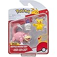 Pokemon Toy Figures Set - Pokemon Battle Figure 3PK: Pikachu, Litwick, Slowpoke, Mutli, PKW3056