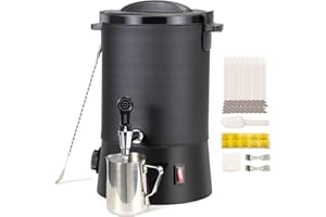 Uargd Wax Dissolver for Candle Creation, 6.5 Liter, Spacious Electric Wax Liquifying Pot with Simple Pour Spout, 9-stage Heat