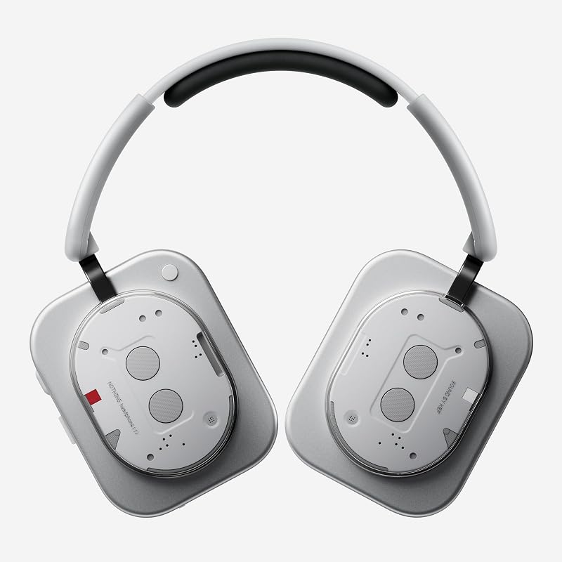 Headphone (1) Kabellose Over-Ear Kopfhörer mit ANC, bis zu 80h Akkulaufzeit, Hi-Res, Raumklang, wasserfest – Weiß