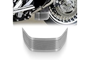 CHIFUN Front Fender Skirt Trim for 1980-2013 Harley Touring Road King Electra Glide FLHR Tri Glide, Motorcycle Chrome Accesso