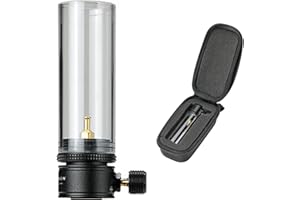CAMPINGMOON Candle Lantern Gas Mini Small Camping Backpacking Black BKT-1D