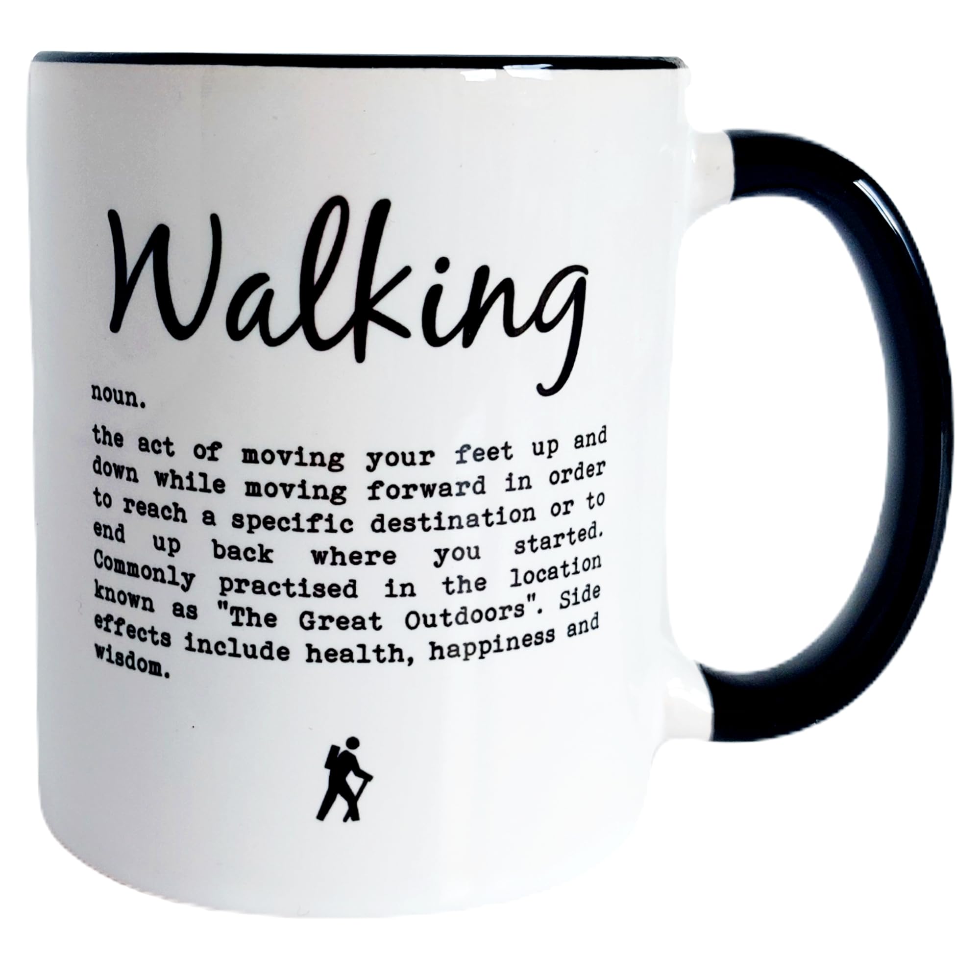 Gifts for Walkers and Hikers - Walking Definition Mug - 330ml Ceramic Mug - Perfect Walking Gift and Gift Idea for Walker, Dog Walkers and Hikers