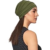 SAKUCHI Chemo Silky Soft Slouchy Snood Bamboo Cap Beanie for Women Cancer Hair Loss Turban Hat Chemo Headwear Women