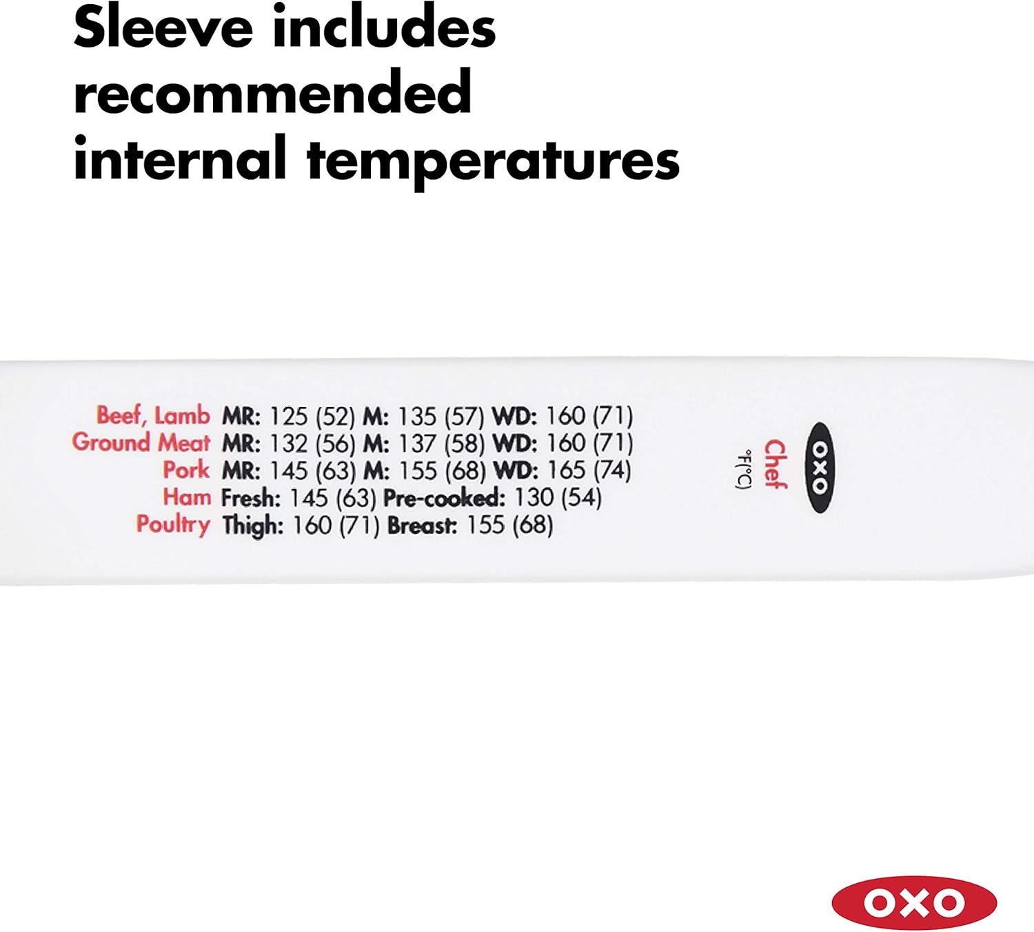 OXO Good Grips Chef's Precision Digital Instant Read Thermometer, Black, 1: Kitchen & Dining