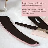 Manicare Curved Nail Files 2 Pack Boomerang Grit Medium Double Sided view 4