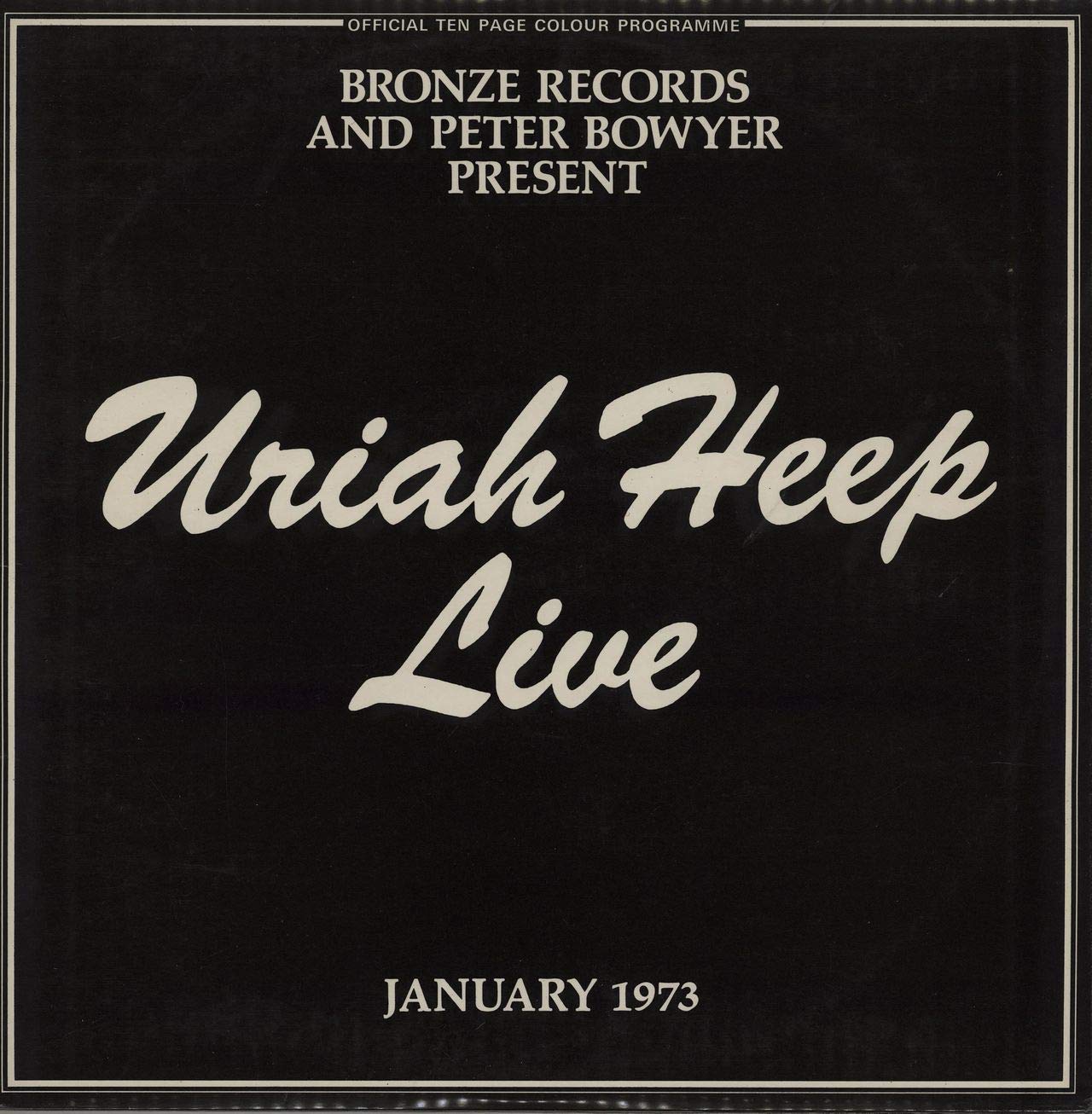 Uriah Heep Uriah Heep Uriah Heep Live Bronze Records Isld 1 Amazon Com Music