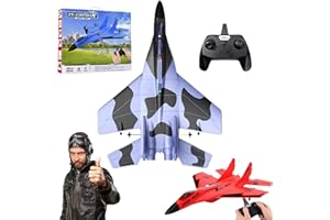 2026 New Remote Control Airplane, Gravity Glider Foam RC Fighter 360° Remote Control Glider Airplanes with Lights Airplane Mo