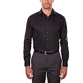 Van Heusen Mens Dress Shirt Regular Fit Flex Collar Stretch Solid