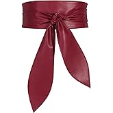 Earnda Womens Fashion Obi Belt Wrap Wide Cinch for Dress Solid Color Belts