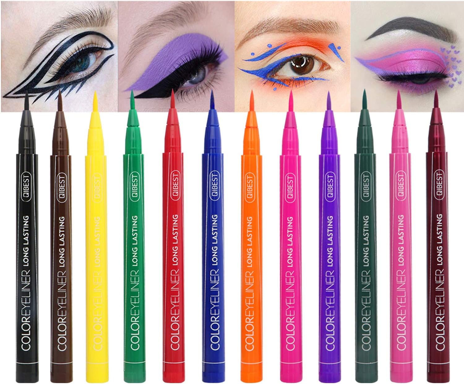 liquid eyeliner color set