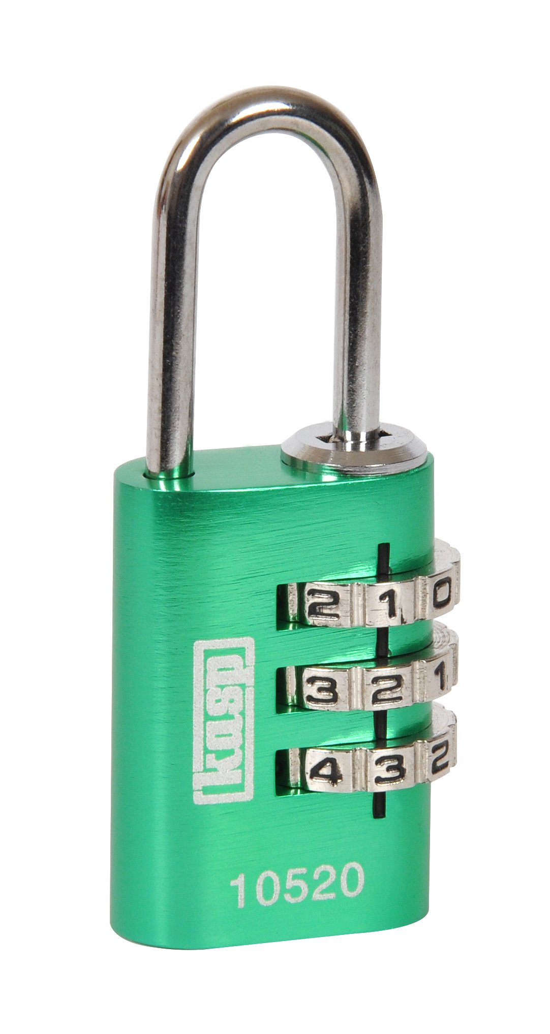 Kasp K10520GRED 105 Series Aluminium Combination Padlock - Green
