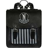 HEYIYI Gothic Backpack Black Faux Leather