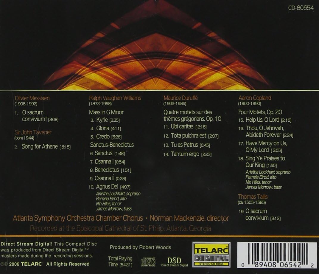 Copland; Duruflé - Motets; Tavener - Song for Athene - Image 3