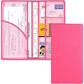 Cacturism Car Registration and Insurance Holder, Glove Box Organizer | Vehicle Car Accessories with Magnetic Shut for Cards, 