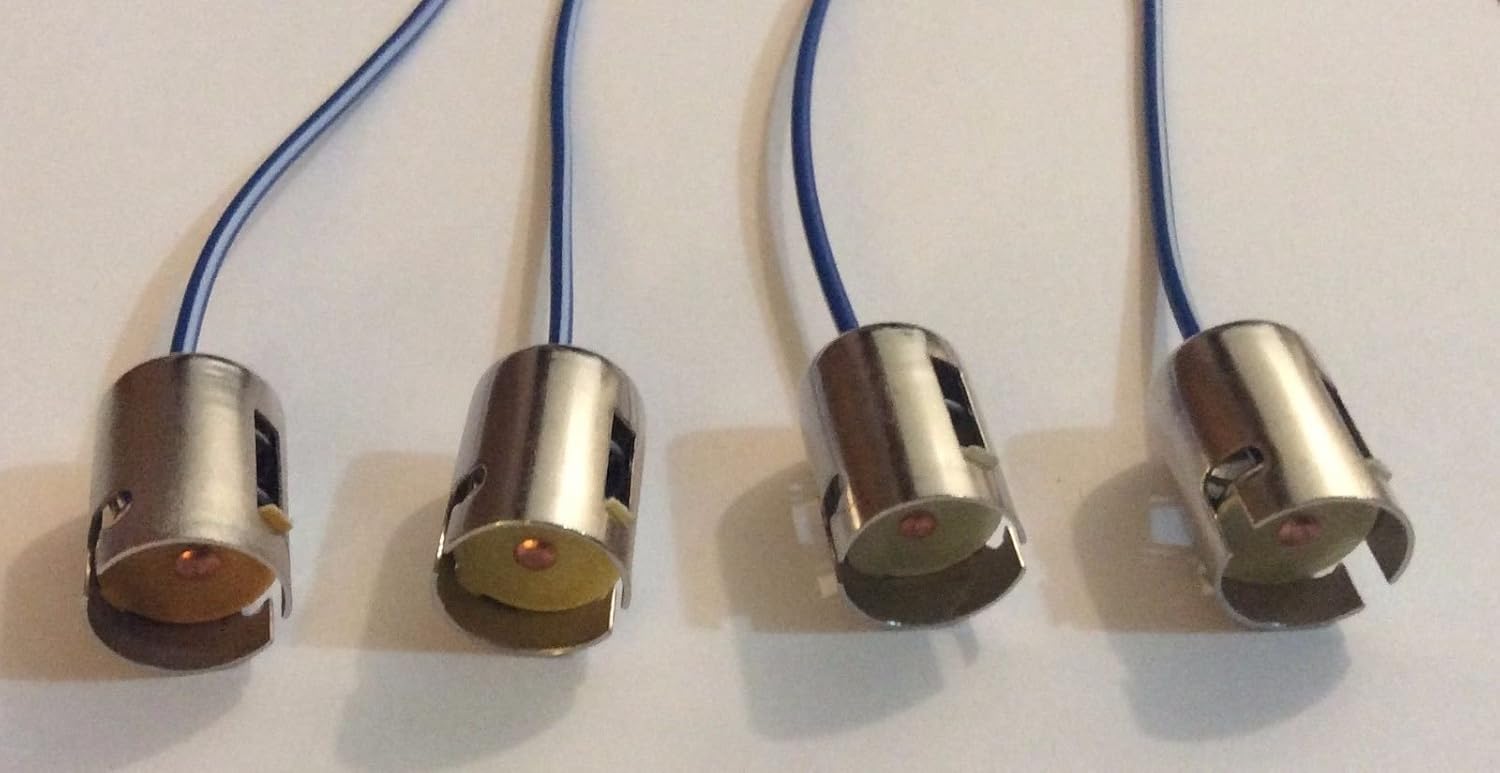 4x Socket for Bulb Brake Light 1156 S25 1141 Lo/Lo Slot