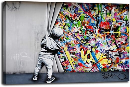 Amazon Street Art Banksy Child Graffiti Street Art Wall Artworks Amazon Street Art Banksy Child Graffiti Street Art Wall Artworks