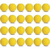 Jugs Sting-Free Dimpled Optic-Yellow Baseballs, 9-inch &ndash; 2 Dozen