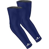 CompressionZ Youth Arm Sleeves, Compression Support For Kids | Breathable, moisture-wicking nylon-spandex, UPF 50+ sleeve for volleyball, basketball, baseball, football