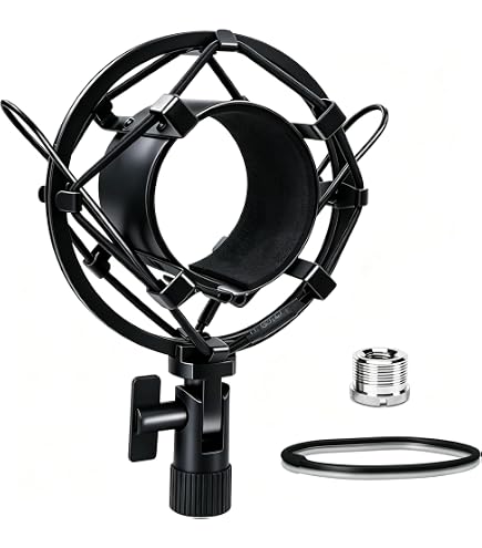 Amazon.com: GEEKRIA for Creators Microphone Shock Mount Compatible