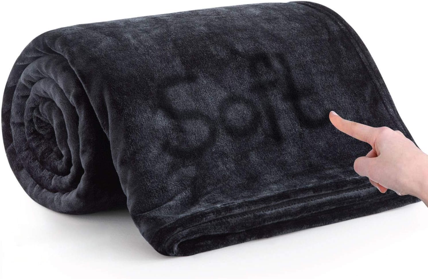 MOONLIGHT20015 Fleece Throw Blanket for Sofa