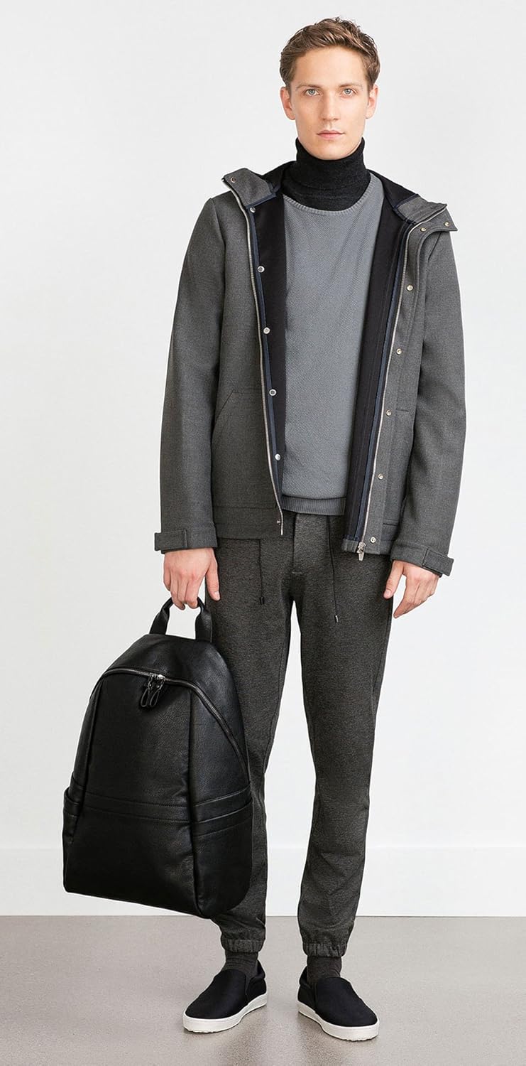 Amazon ザラ Zara ミニマルリュック ブラック 並行輸入品 Zara ザラ タウンリュック ビジネスリュック