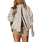 Qiaomai Womens Casual Jackets Warm Fleece Lined Windbreaker Tripper Jackets Outerwear with Pockets