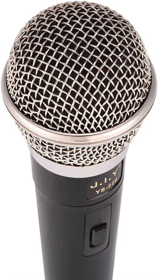 Tihebeyan Handheld Professional Wired Dynamic Microphone Clear Voice for Karaoke Vocal Music Performance Handheld Mic with On/Off Switch - Image 4