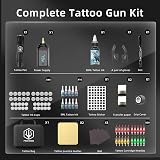 POSEIDON Wireless Tattoo Pen Kit 1500mAh Battery 20 Needles Professional view 8