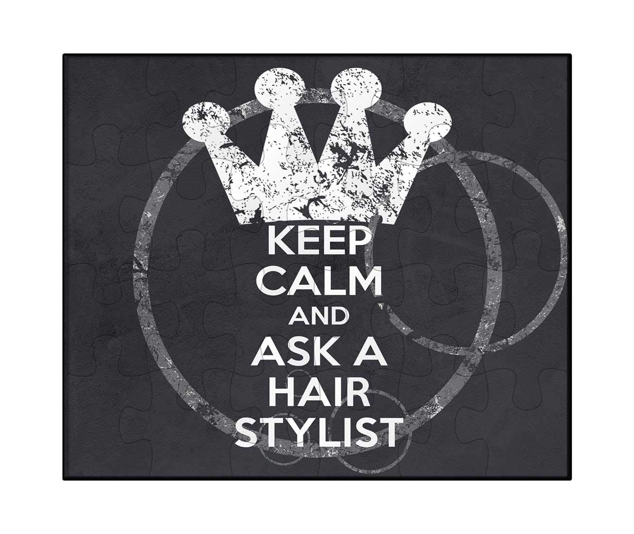 Amazon Com Makoroni Keep Calm And Ask A Hair Stylist Jigsaw