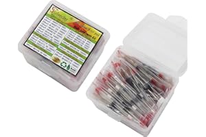 STRIVEDAY 20 Value 370 pcs Diode Assortment Kit Contain Rectifier/Fast Recovery/Schottky/Switching Diode