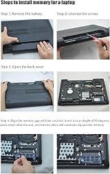 Lodokdre DDR3 4GB Laptop RAM 1333MHz PC3-10600 204 Pin SODIMM Dual Channel view 7