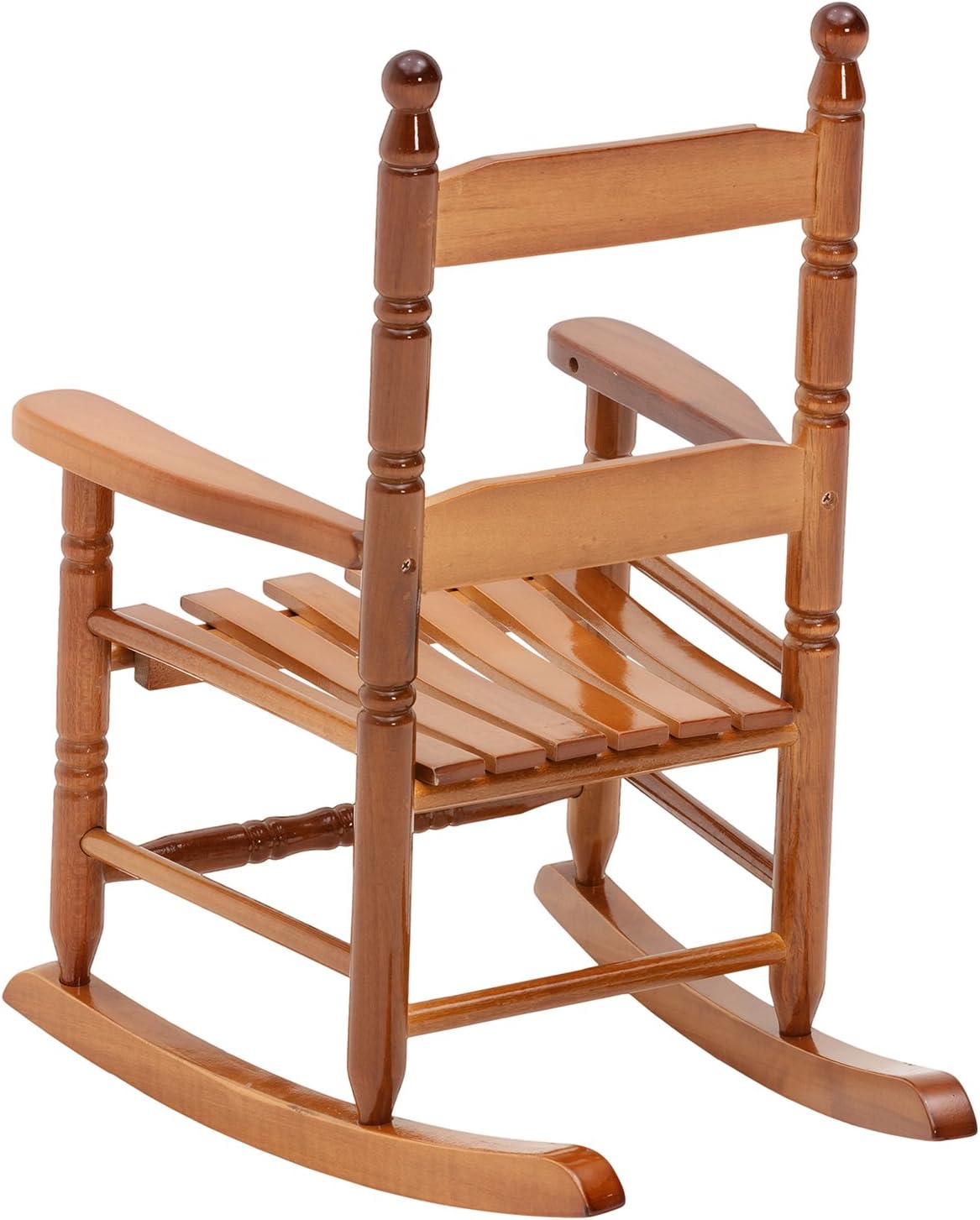 Jack-Post KN-10N Classic Child's Porch Rocker Natural Laquer Oak : Patio Rocking Chairs : Garden & Outdoor
