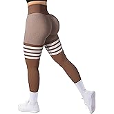 A AGROSTE Seamless Workout Leggings for Women Scrunch Butt Lifting Leggings Booty High Waisted Yoga Pants