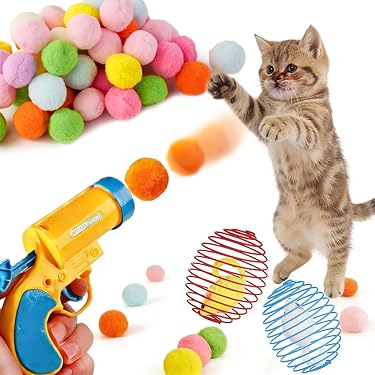 cat laser toy automatic PawsPik Suction Cup Cat Laser Toy, White main image 0