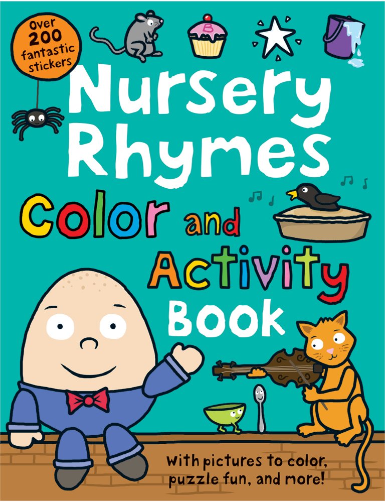 Amazon Com Nursery Rhymes Color And Activity Book 9780312513795 Priddy Roger Books
