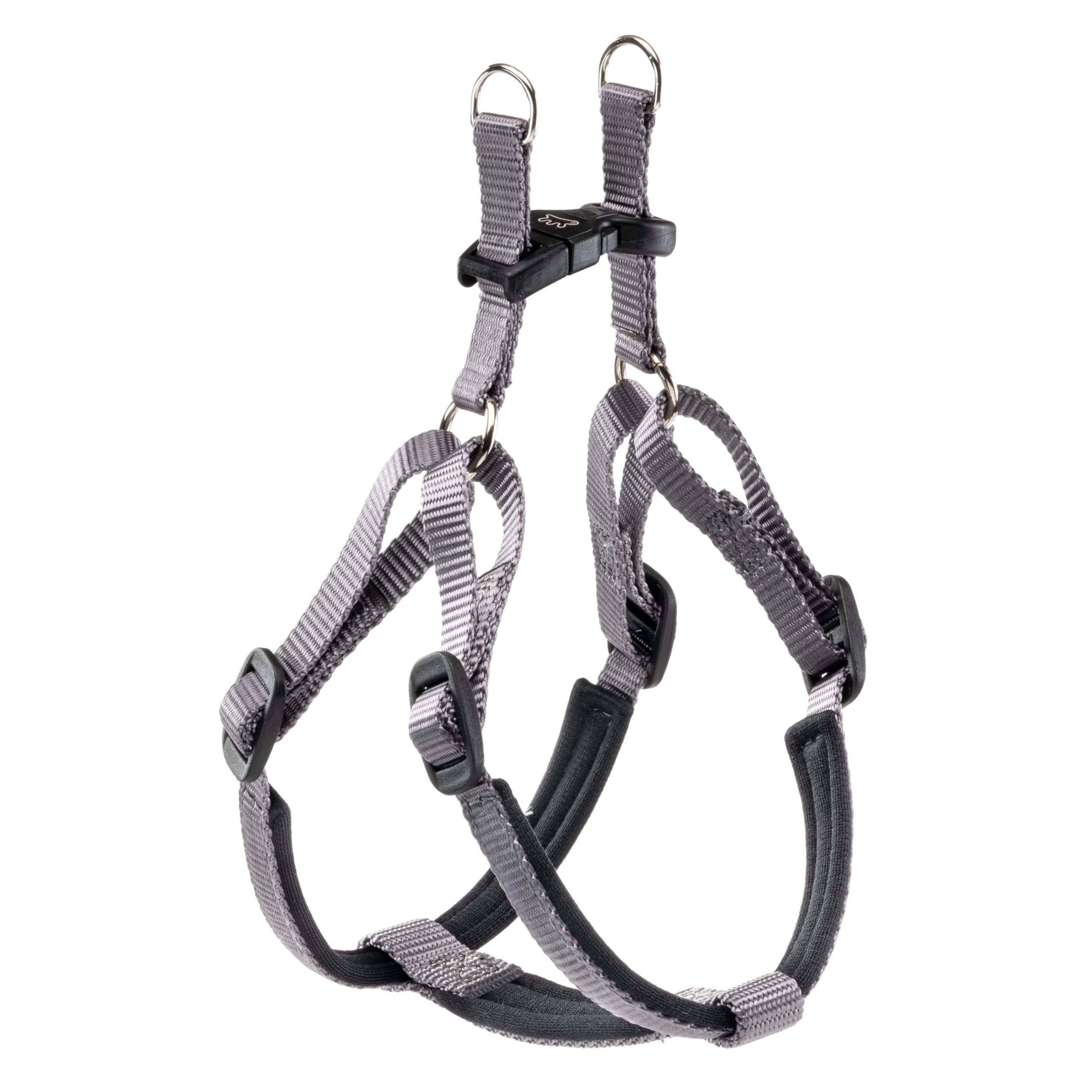 Ferplast Dog Harness DAYTONA, Small Dog Harness, Padded, Adjustable, Grey