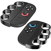 PAWDIARY Switch 2 Fitness Boxing Hand Grip Compatible with Nintendo Switch 2 Controller Handle, 2 PCS Fun Family Boxing Game Switch 2 Accessories Handles - Black