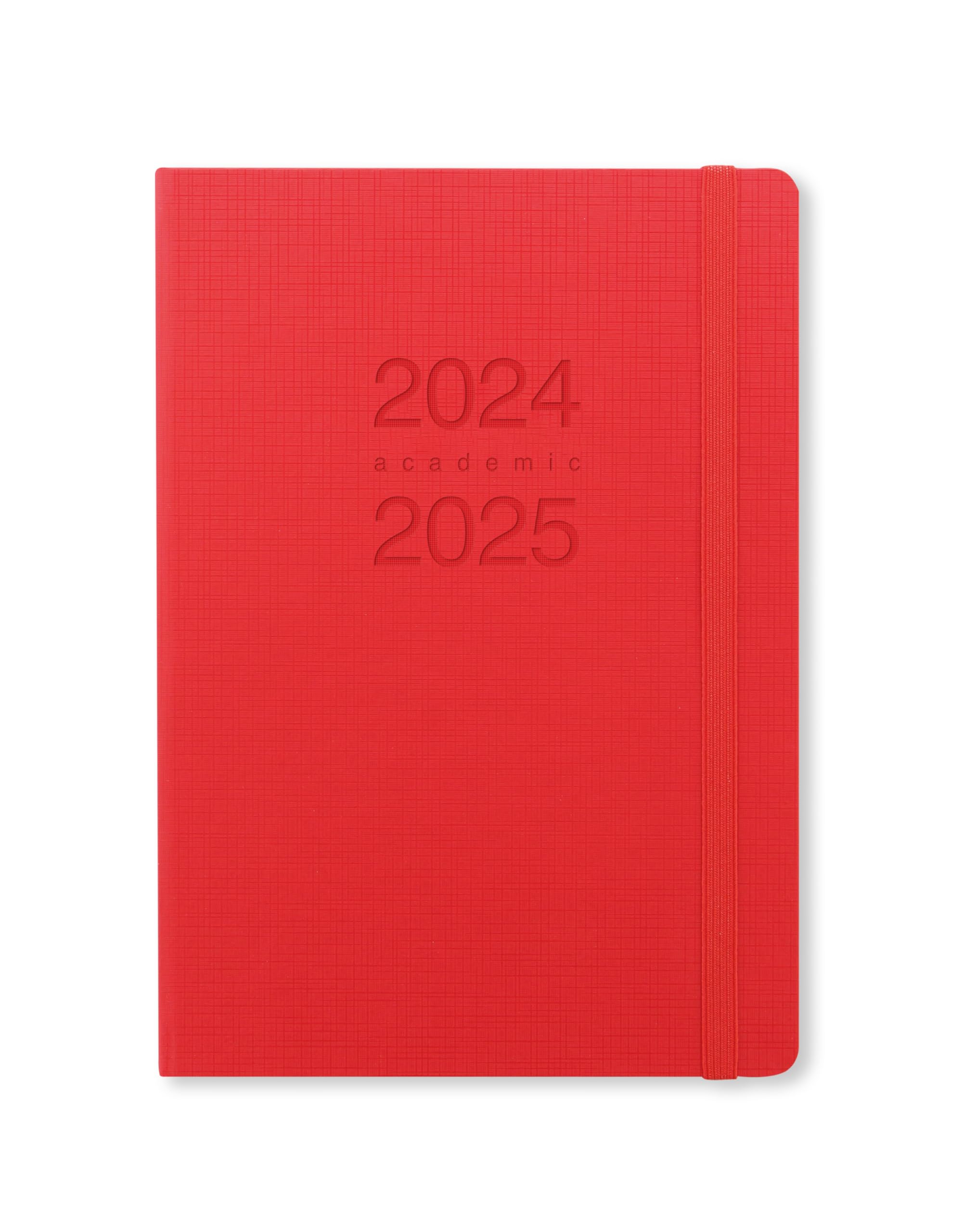 Letts of London Memo A5 academic 2024/2025 week to view diary - red